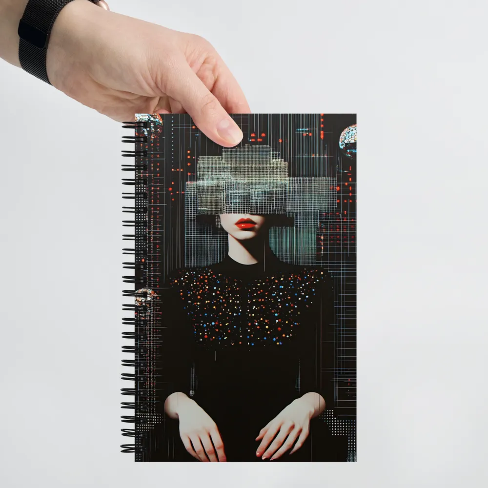 Glitched Identity 
 Spiral Notebook | 140 pages