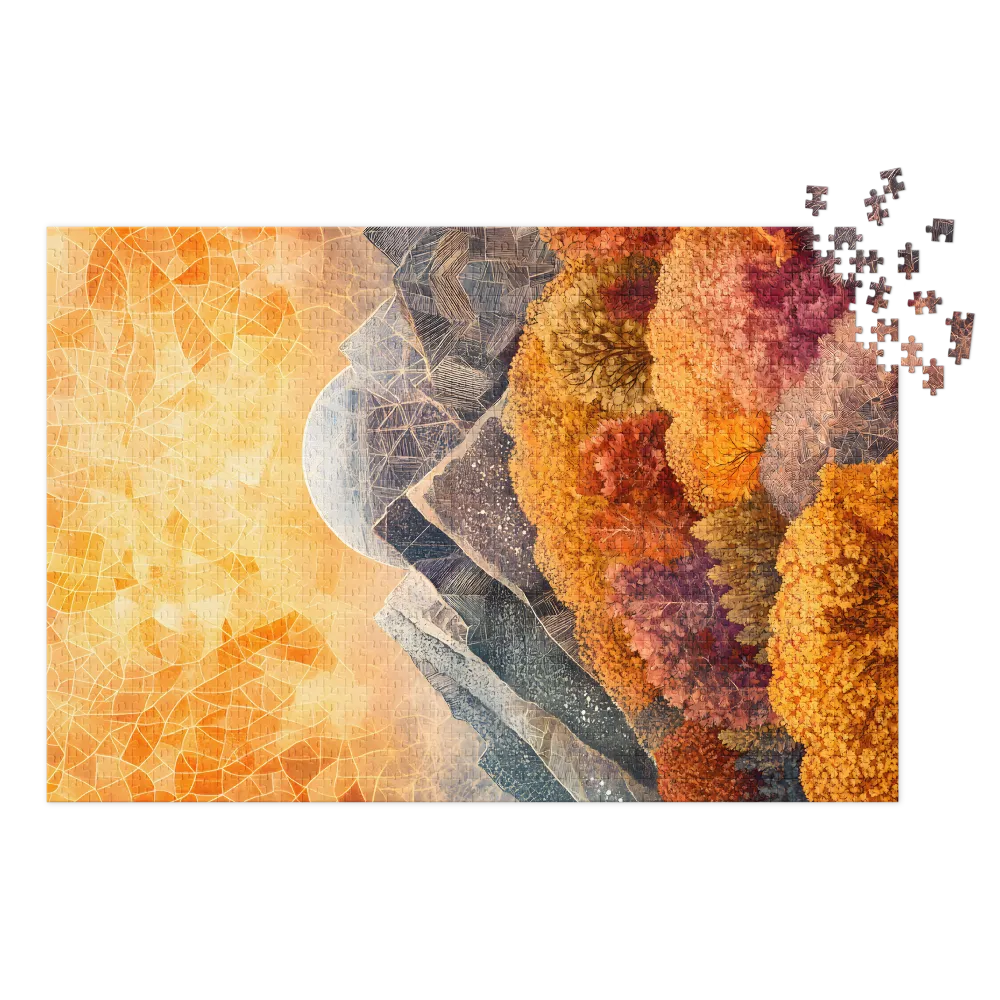 Stylized Autumn Landscape