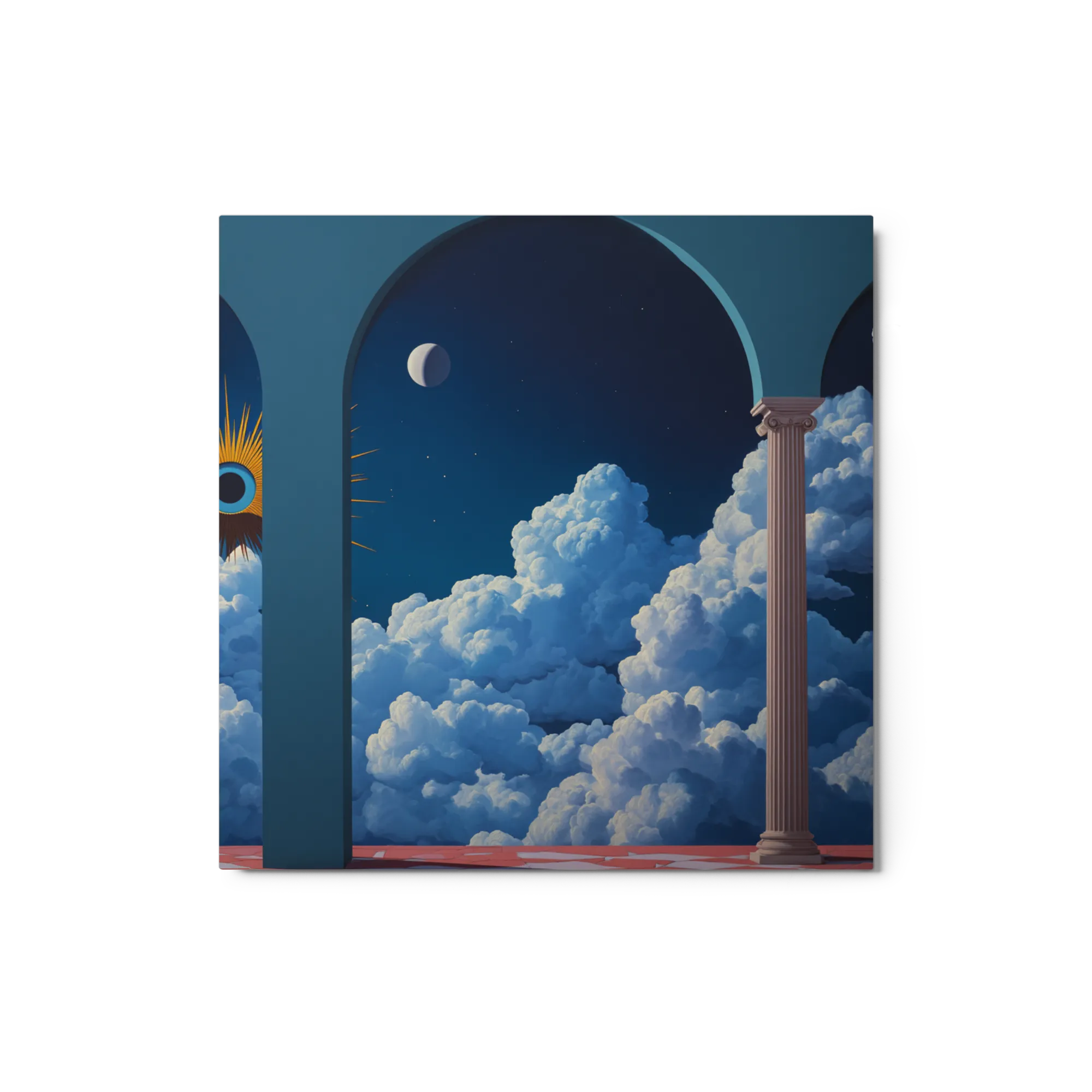 Gateway to the Cosmic Dreamscape 
 Canvas with Black Frame