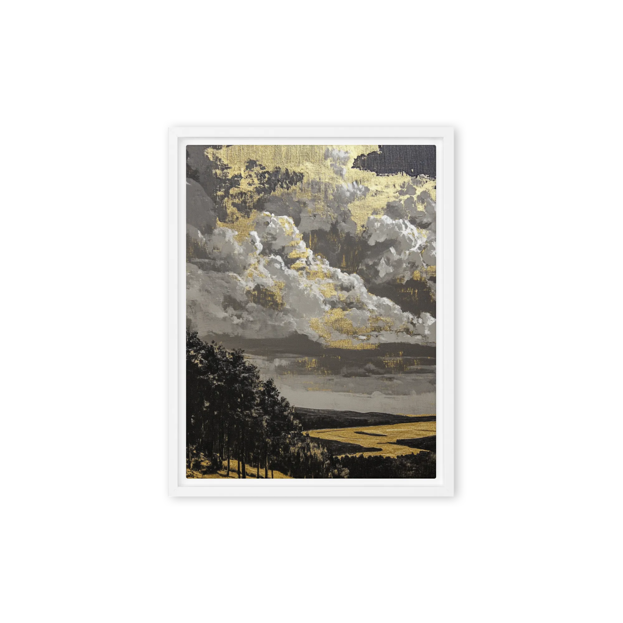 Golden Cumulus over Forest