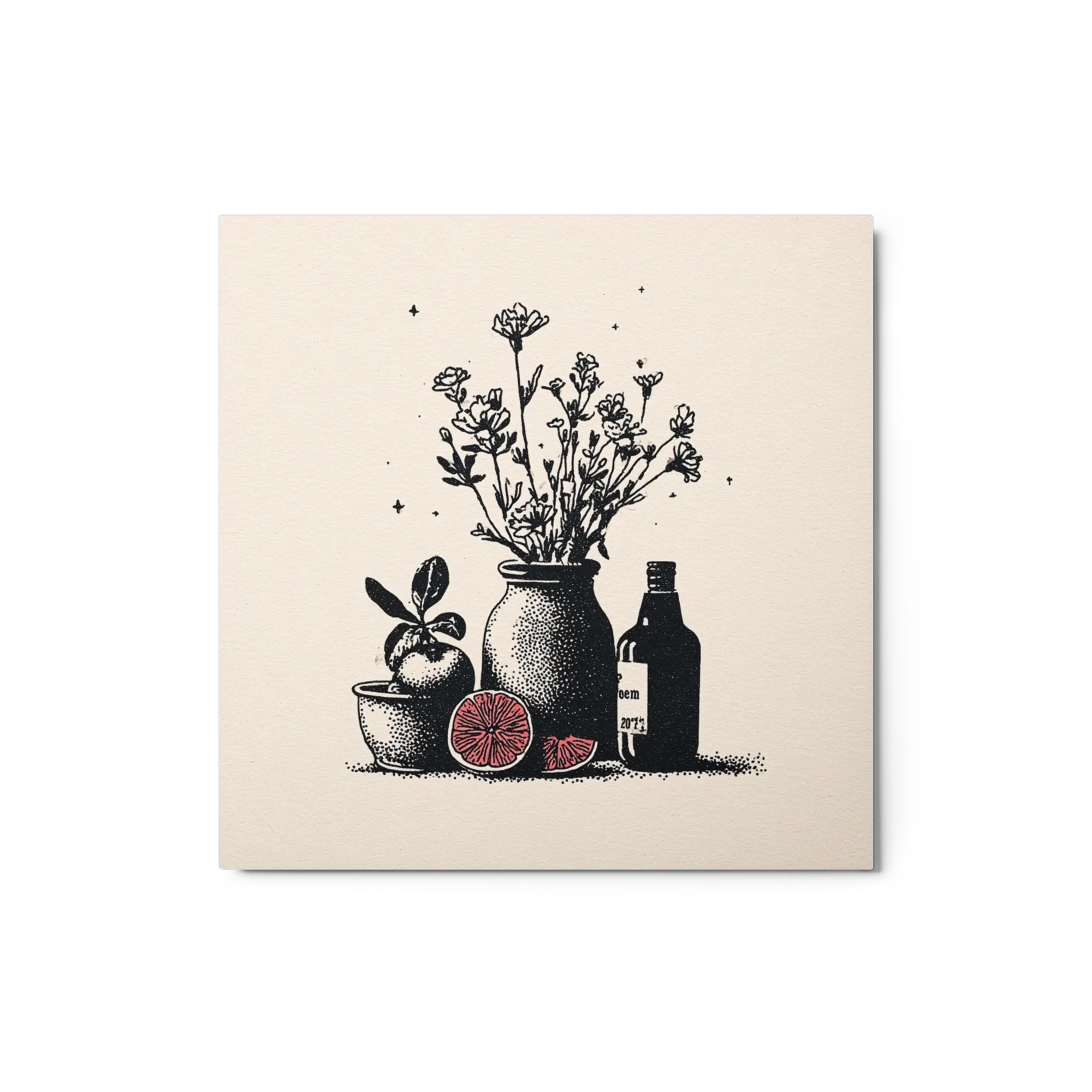 Botanical Still Life with Citrus