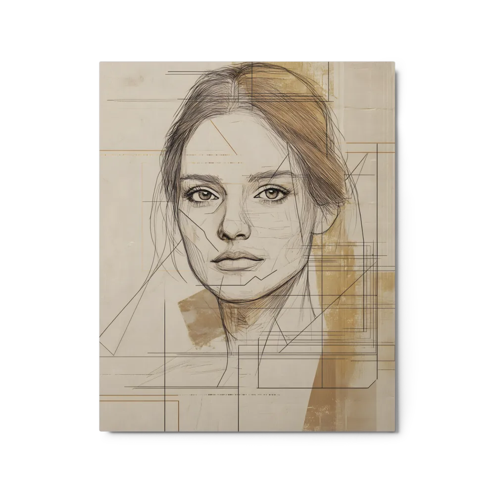 Geometric Portrait Study | Art Print