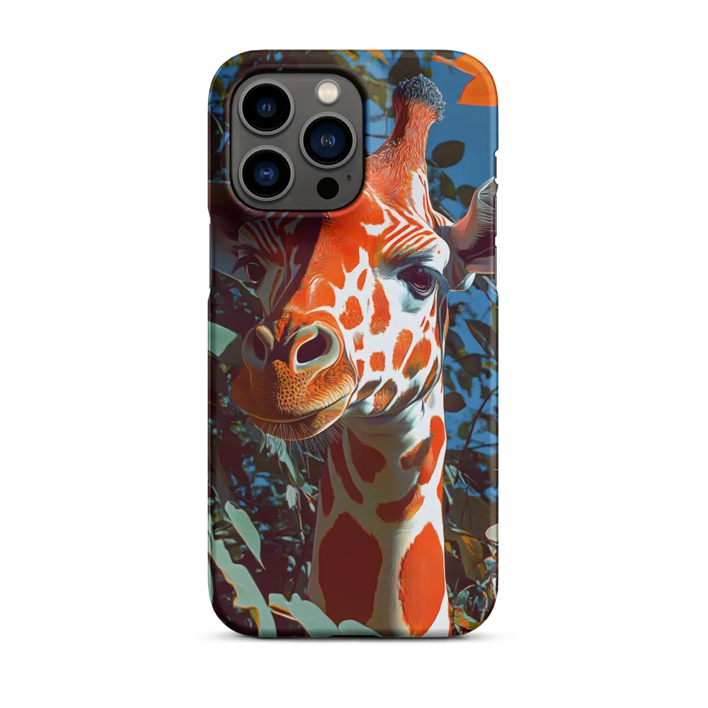 Digital Art Giraffe Portrait | Phone Case
