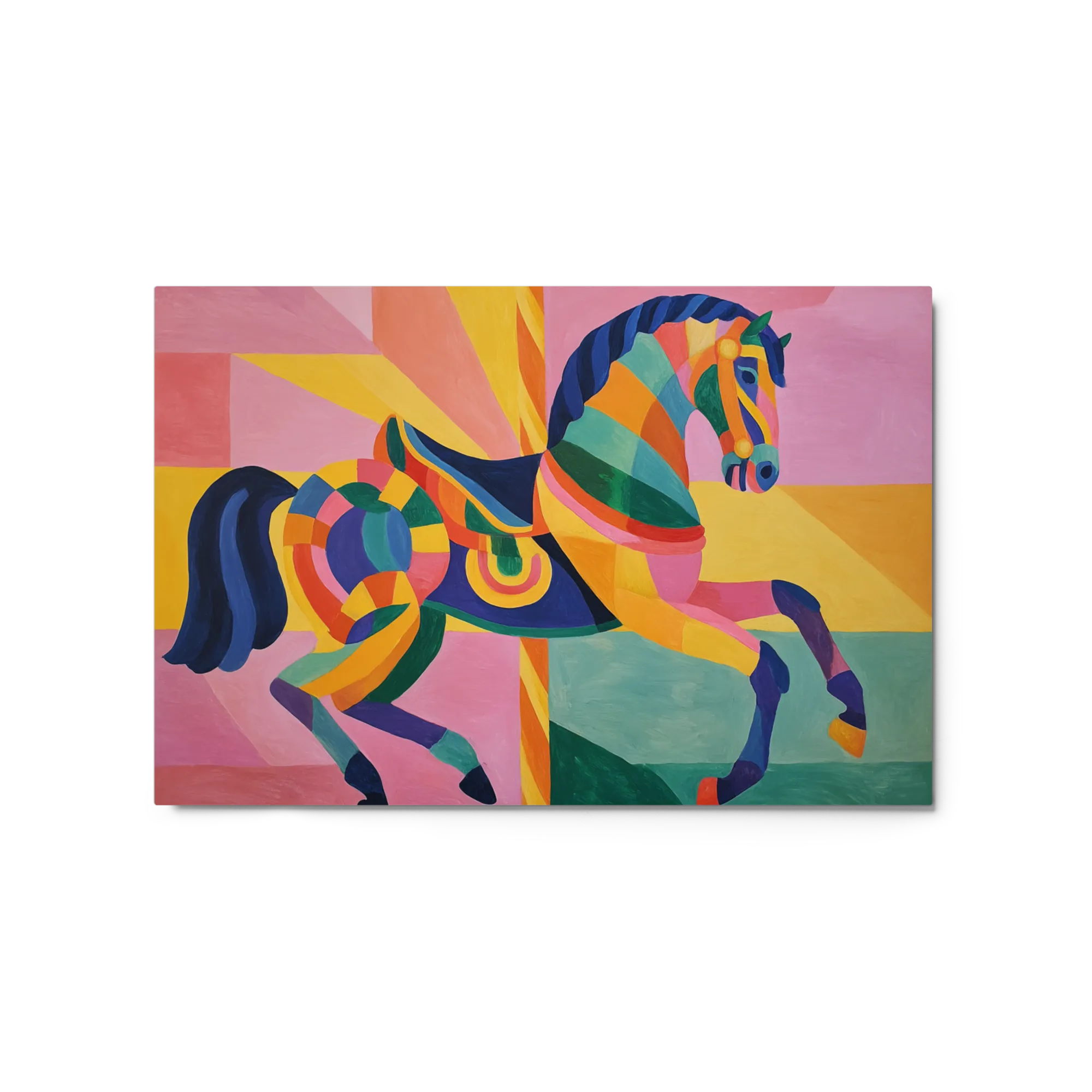 Prismatic Carousel Horse