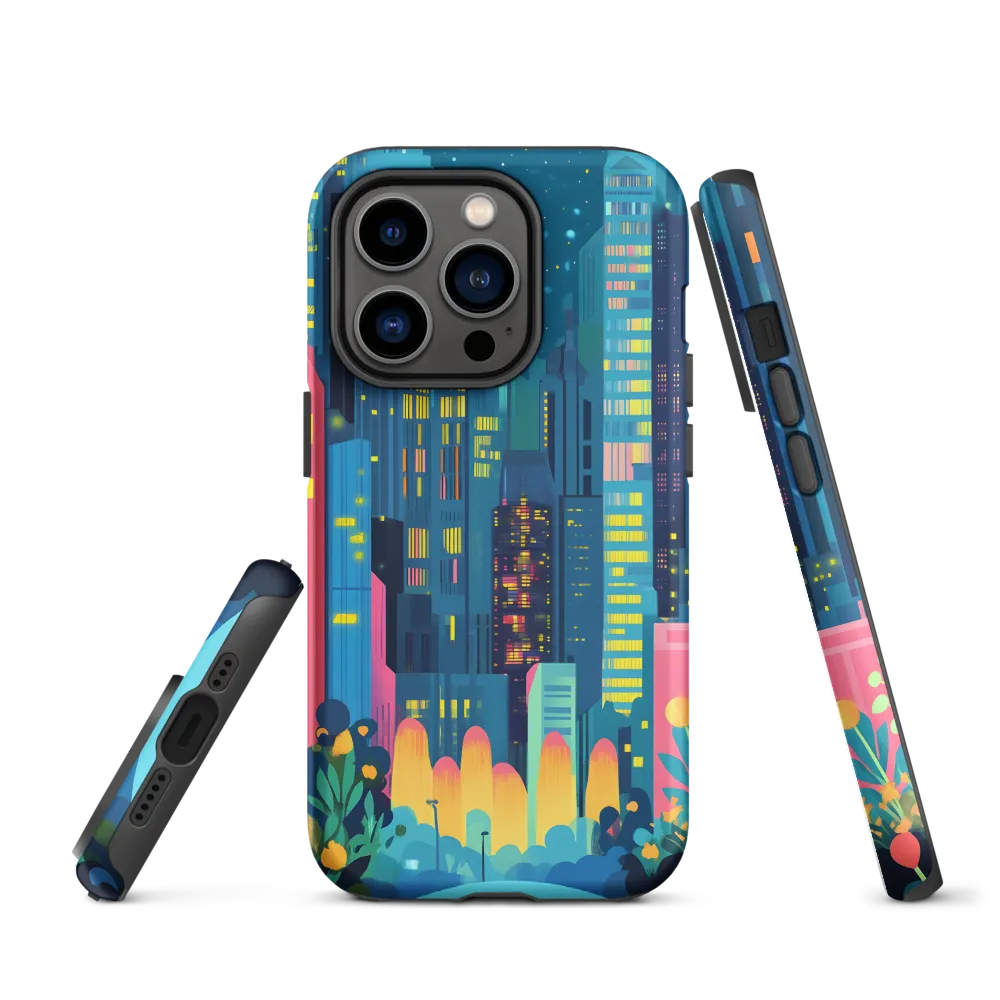 Colorful Cityscape Illustration | Phone Case