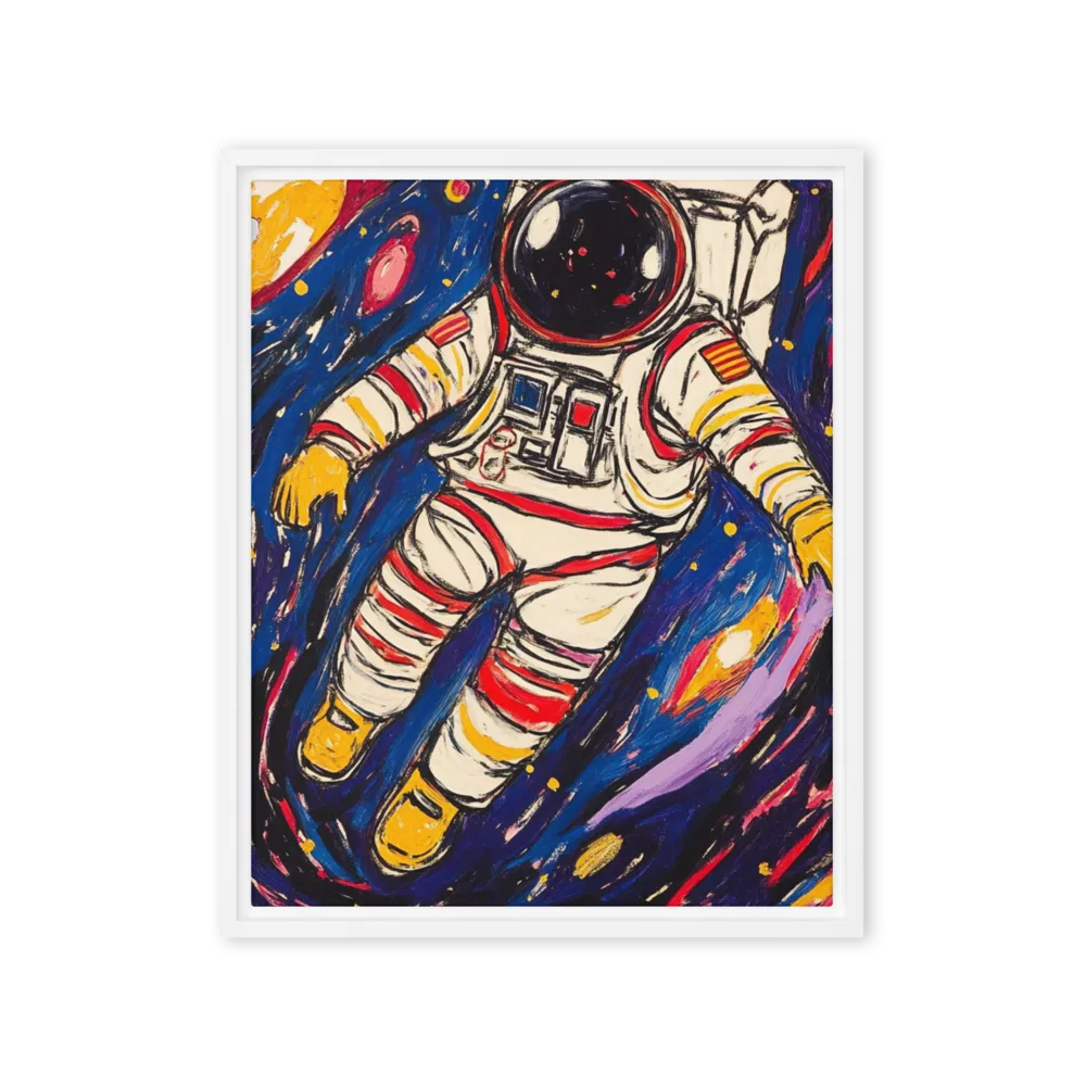 Cosmic Explorer 
 Canvas with Brown Frame