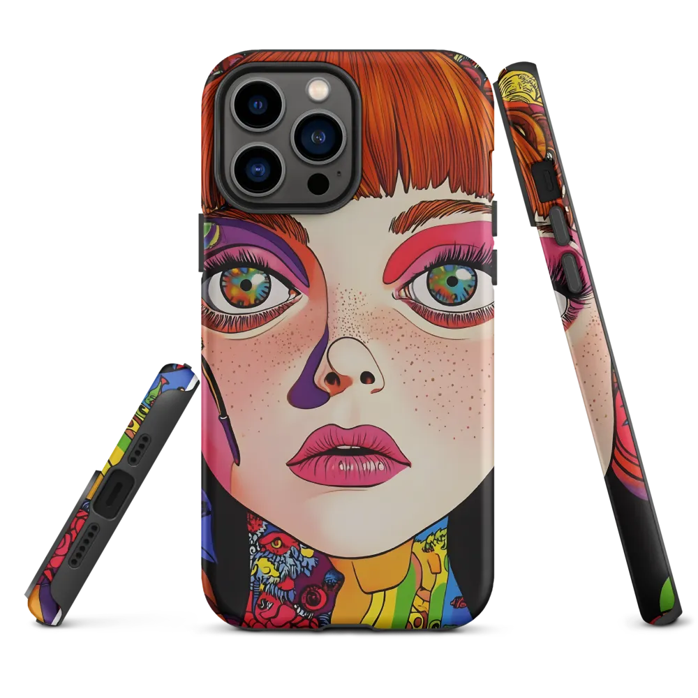 Colorful Surreal Portrait | Phone Case
