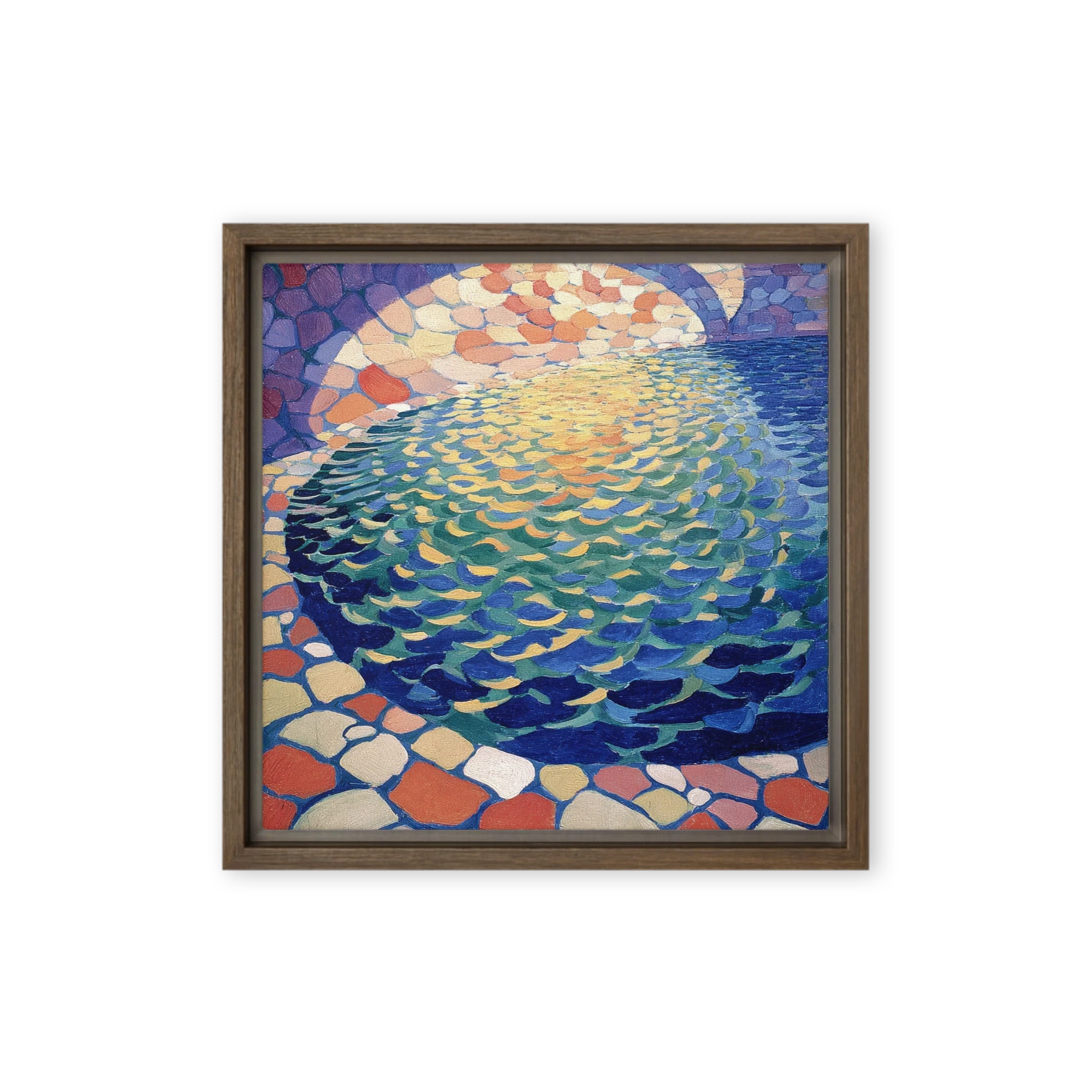 Mosaic Water and Bridge