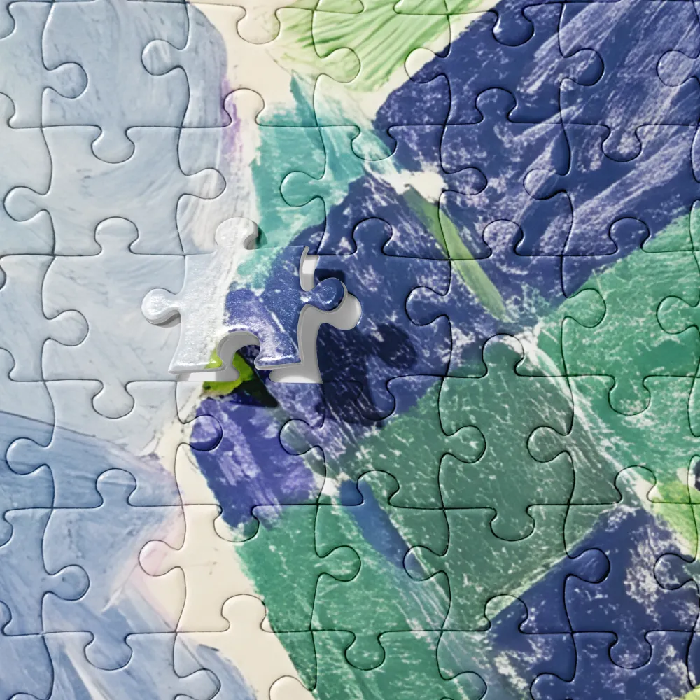 Movement in Abstract Light 
 Jigsaw Puzzle in Tin Box