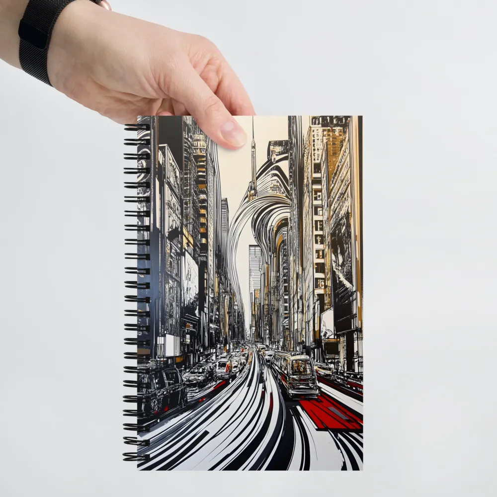 Urban Flow 
 Spiral Notebook | 140 pages