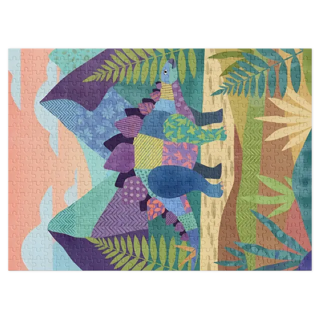Patchwork Stegosaurus | Jigsaw Puzzles