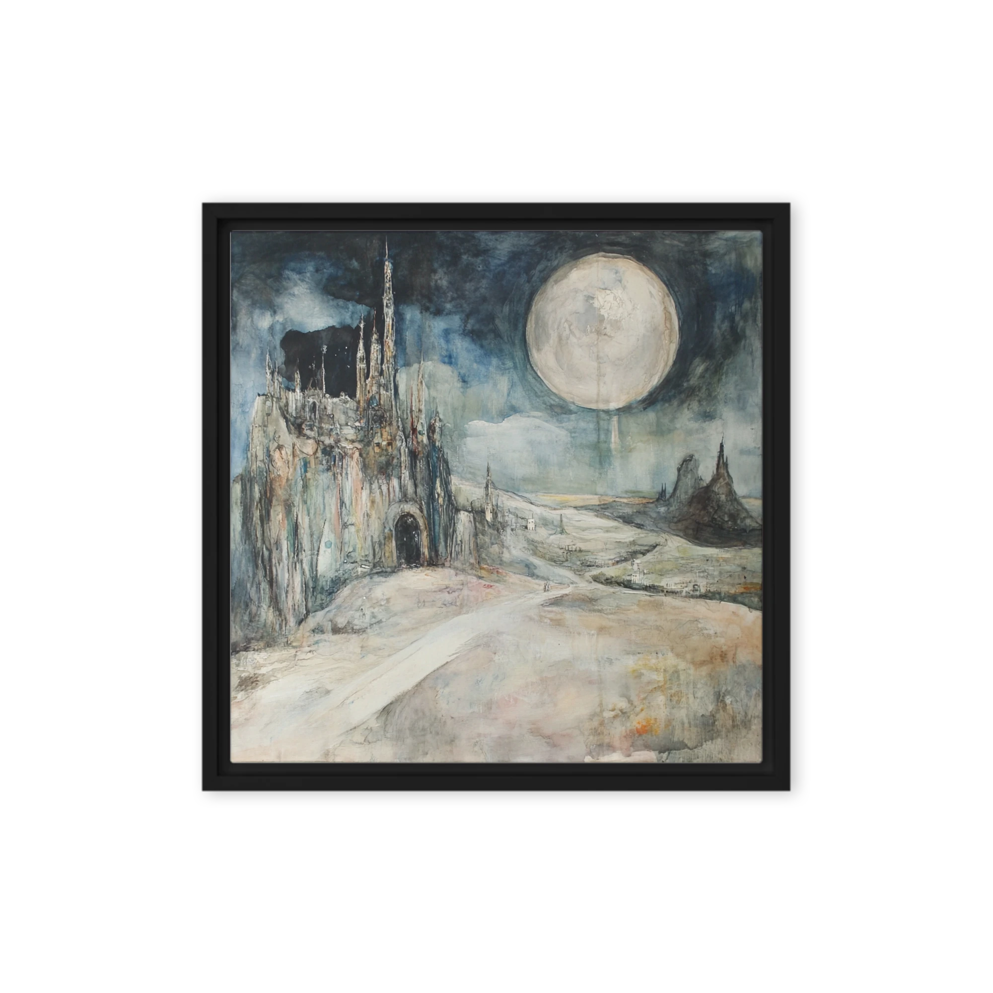 Castle Under a Pale Moon