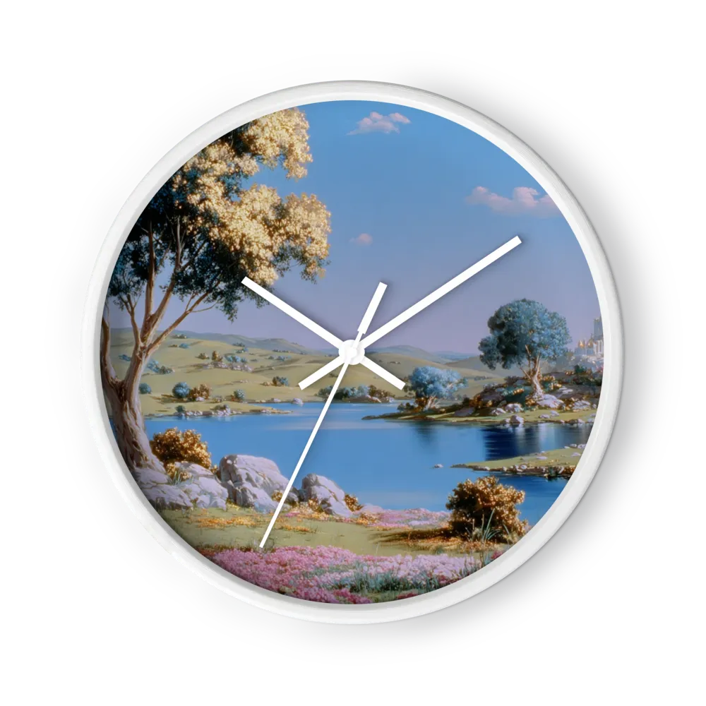 Enchanted Lake Valley | Wall Clock
