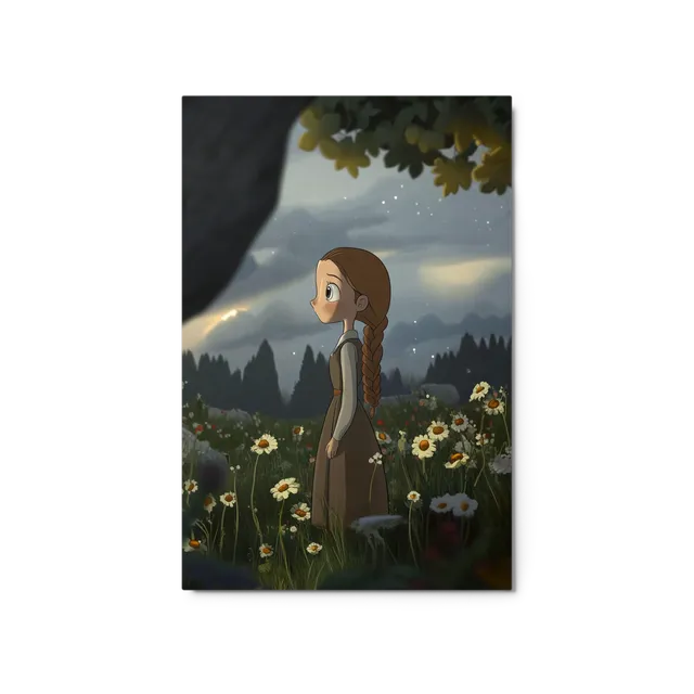 Starlight Over Wildflowers | Art Print