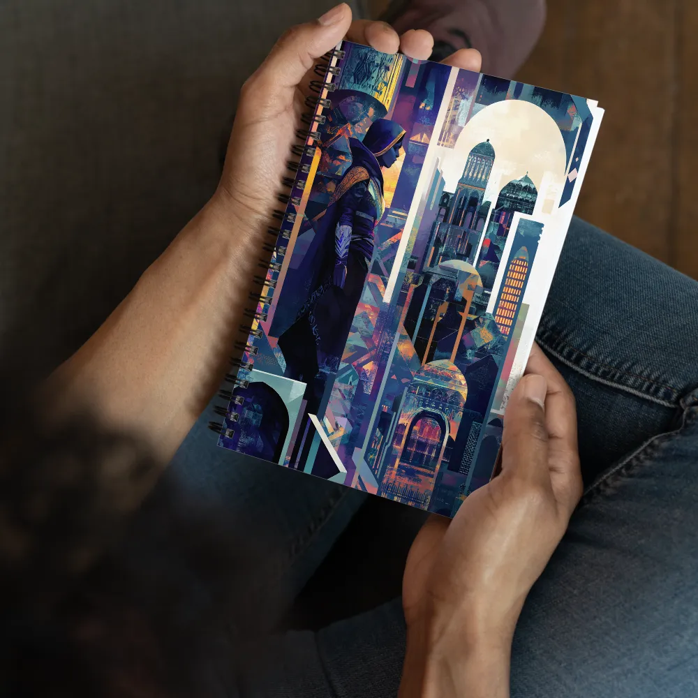 Enigmatic Urban Wanderer 
 Spiral Notebook | 140 pages