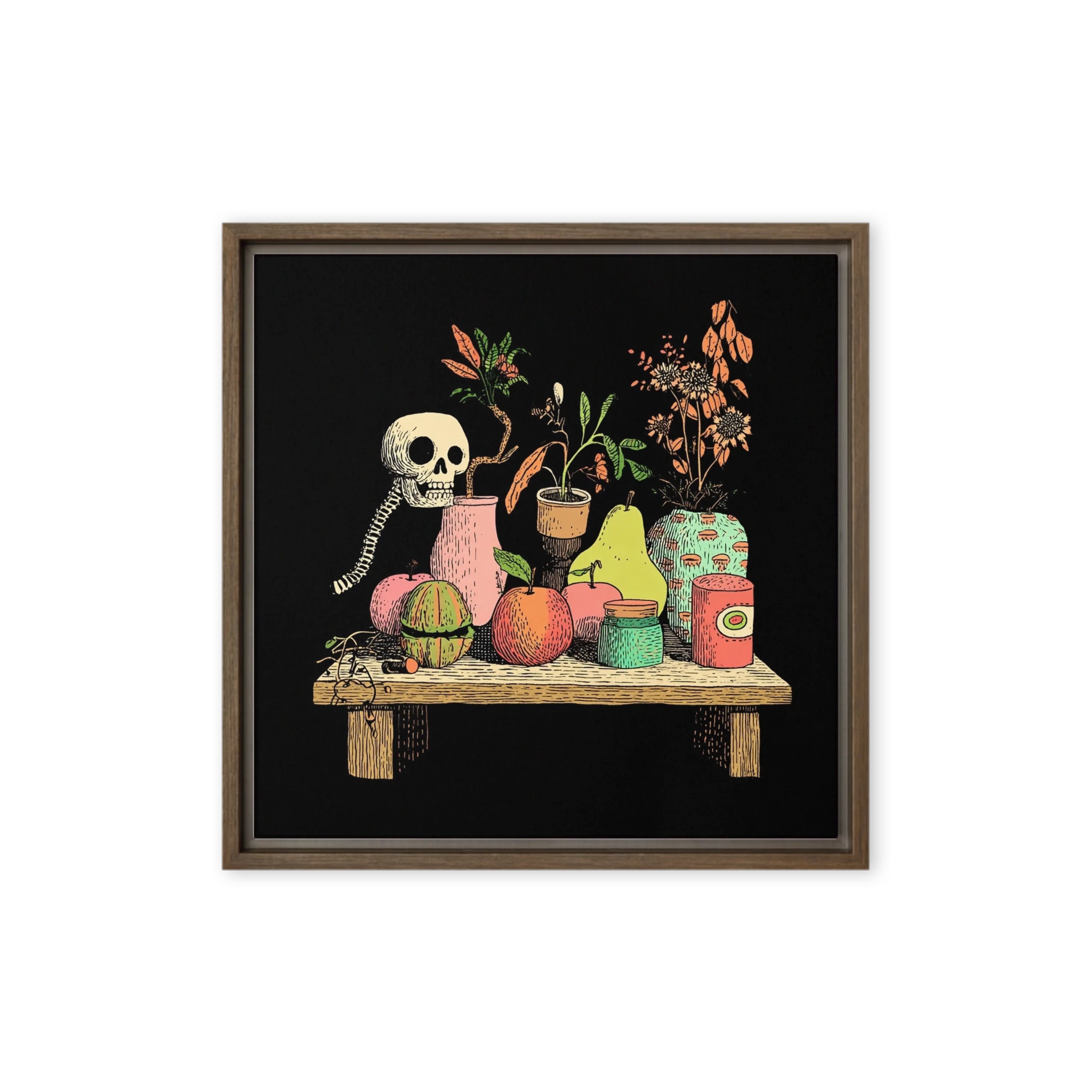 Vanitas Still Life with Skull