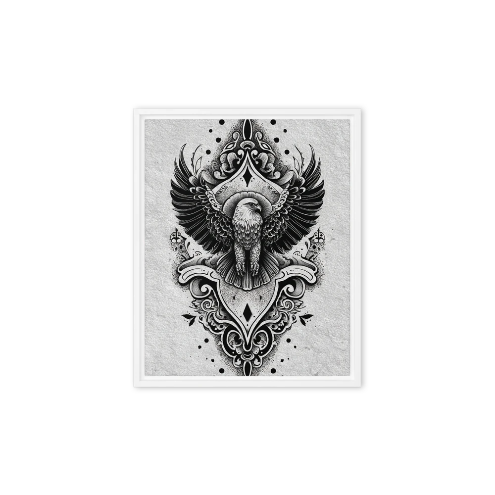 Majestic Eagle Engraving | Art Print