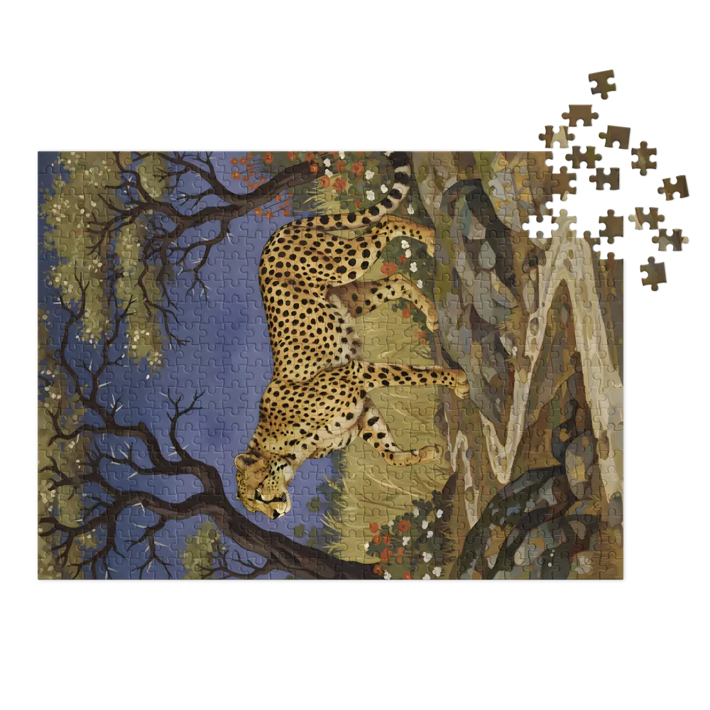 Cheetah by the Stream