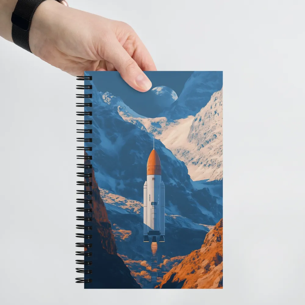 Ascent in the Alien Canyon 
 Spiral Notebook | 140 pages