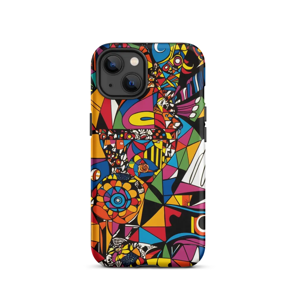 Vibrant Abstract Geometric Design | Phone Case