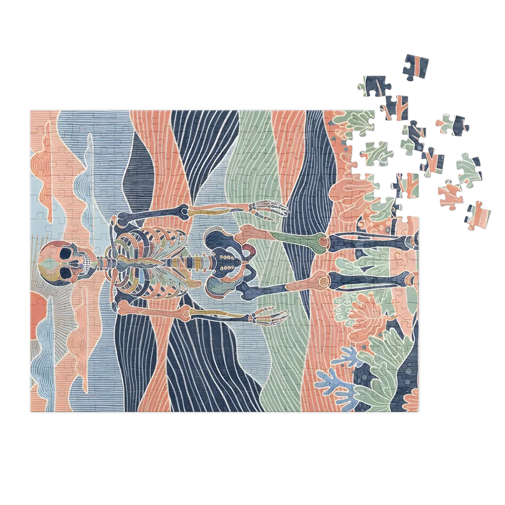 Pastel Skeleton | Jigsaw Puzzles