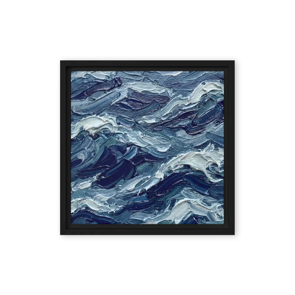 Churning Deep 
 Poster with Black Frame | 14″x 14″