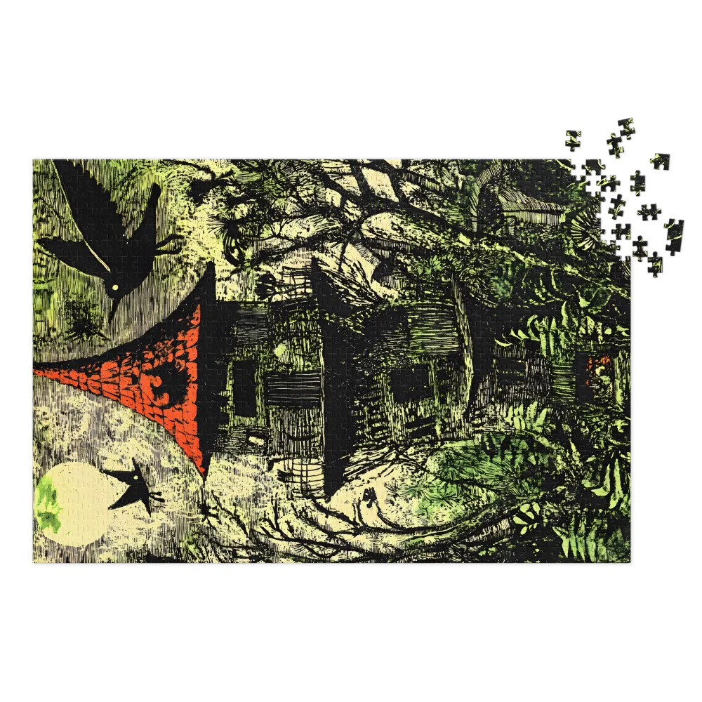 Fantastical Tower in Forest