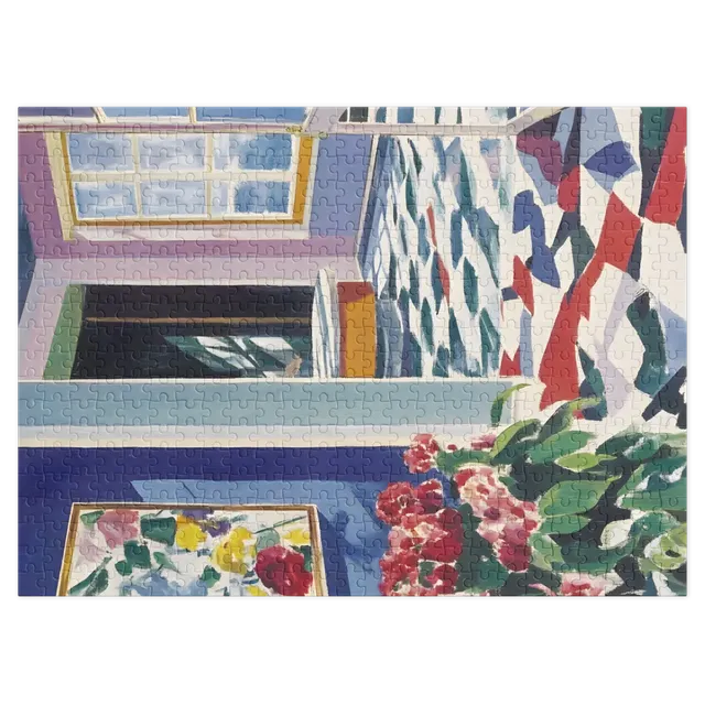 Colorful Interior with Flowers | Jigsaw Puzzle (252/520 pieces)