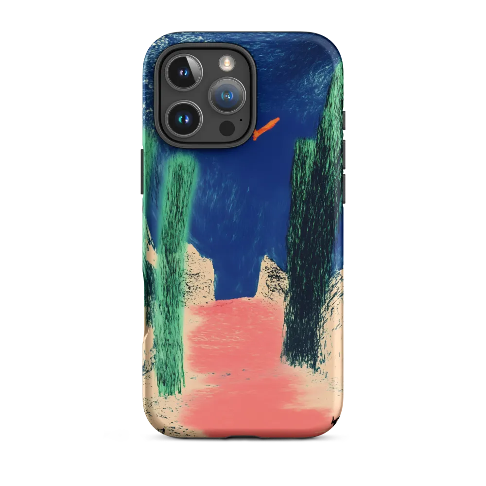 Pink Canyon Flight | Phone Case