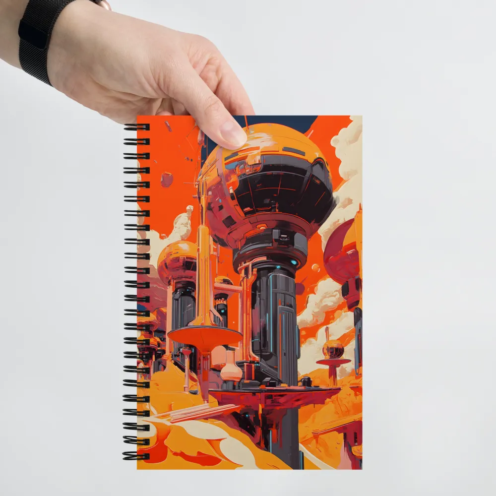 Crimson Horizon 
 Spiral Notebook | 140 pages