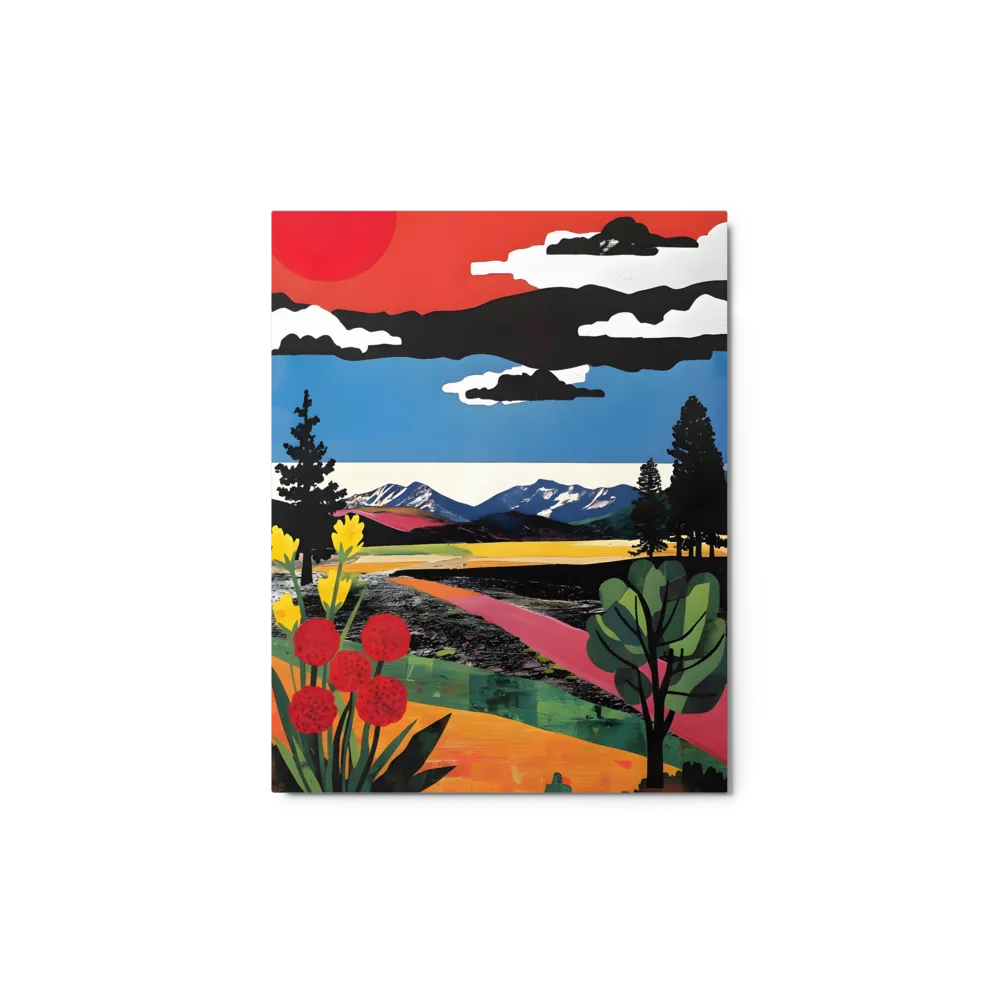 Color Block Landscape | Art Print