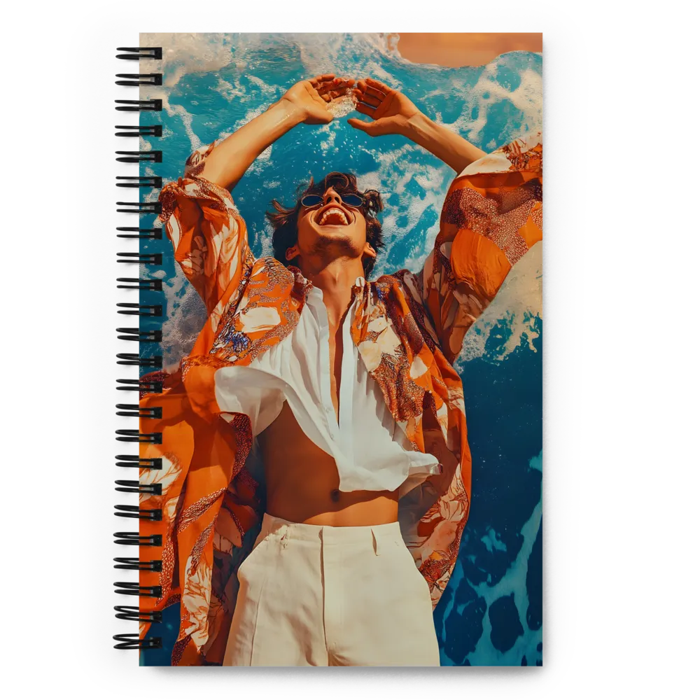 Joyful Ocean Moment 
 Spiral Notebook | 140 pages