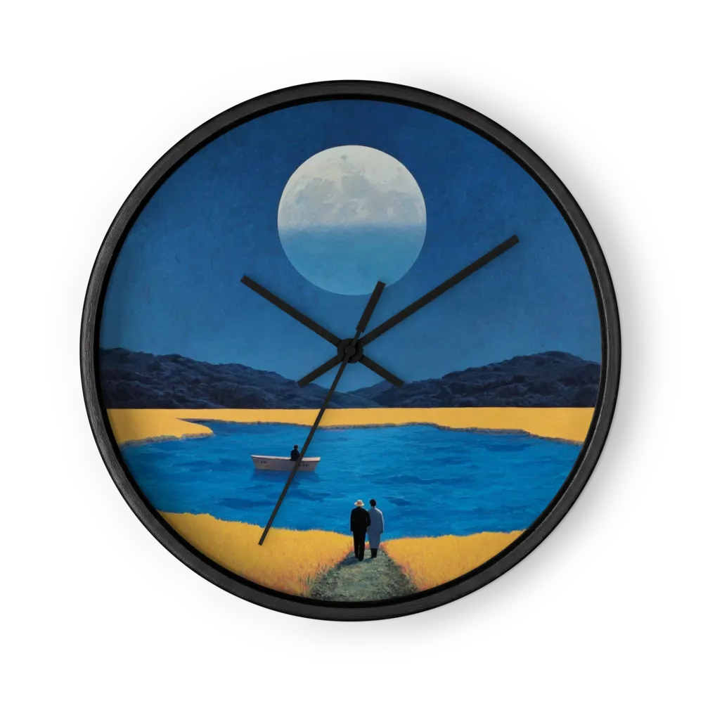 The Harvest Moon Lake | Wall Clock
