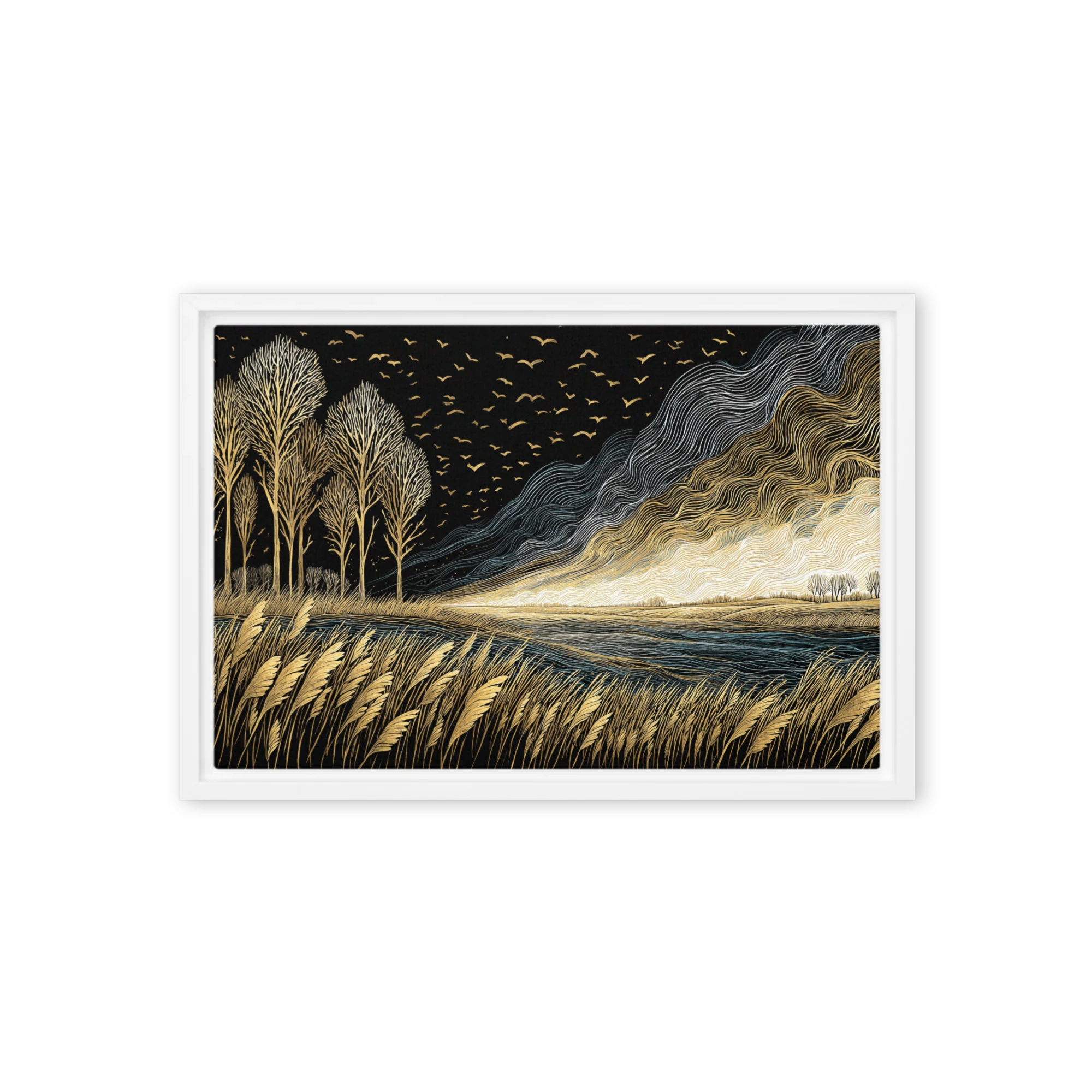 Golden Fields and Whispering Winds | Art Print