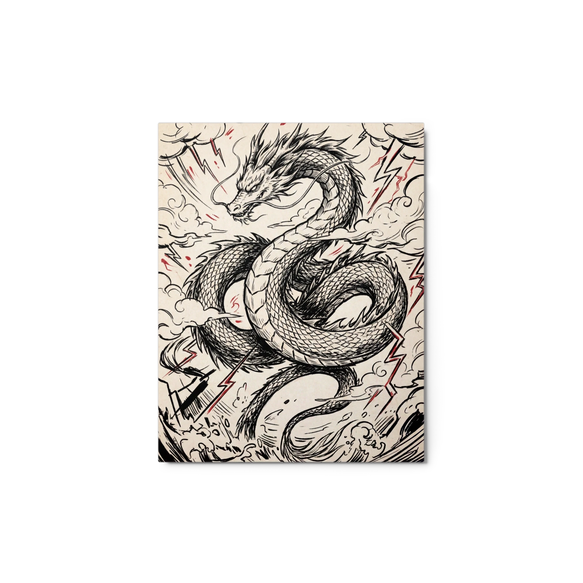 Dragon's Fury in the Storm