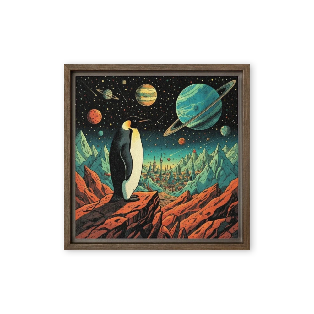Penguin on an Alien Shore