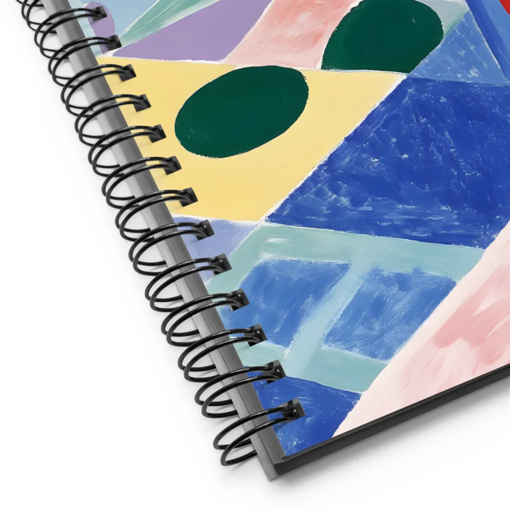 Dynamic Geometric Abstraction 
 Spiral Notebook | 140 pages