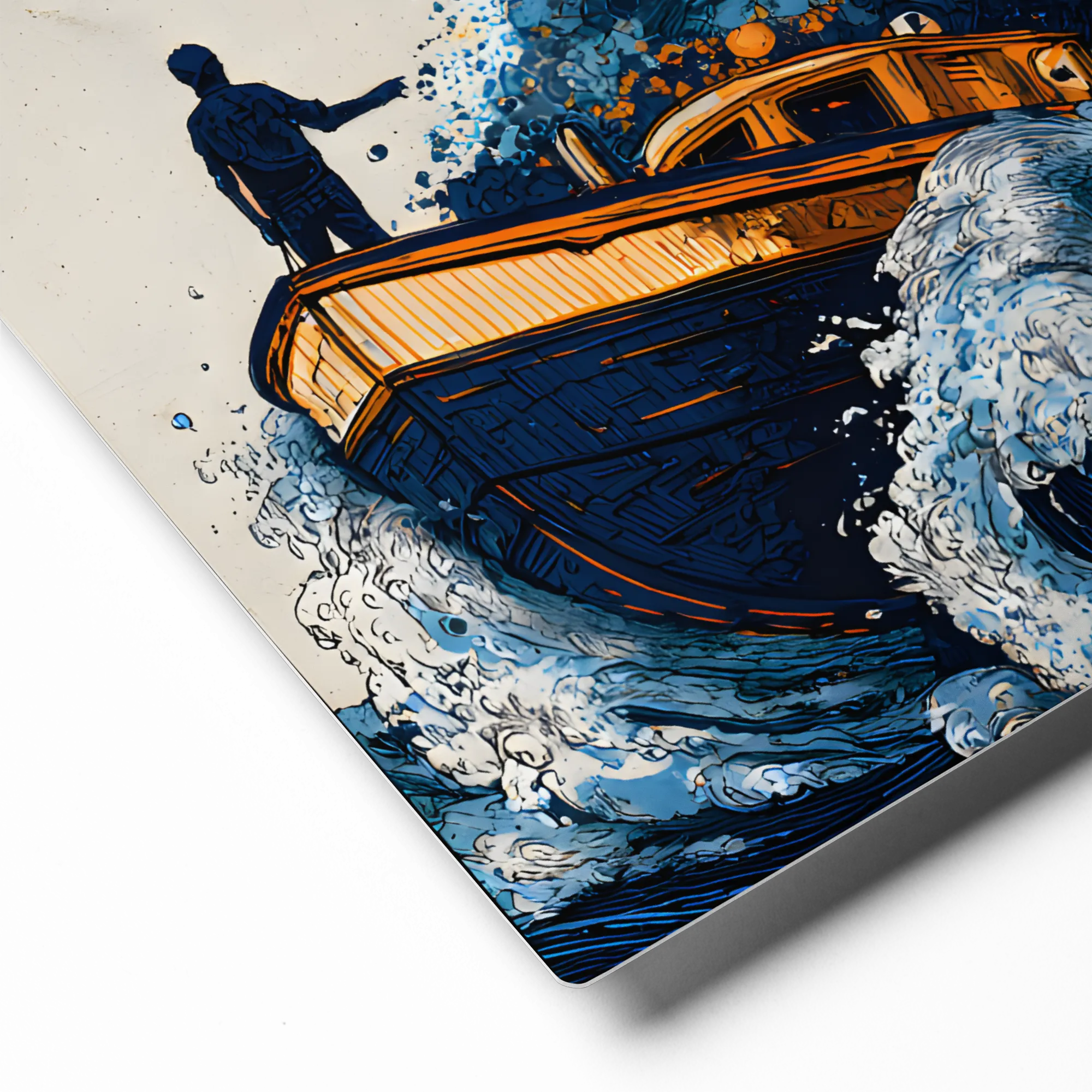 Paintstorm at Sea 
 Canvas | 24″x 24″