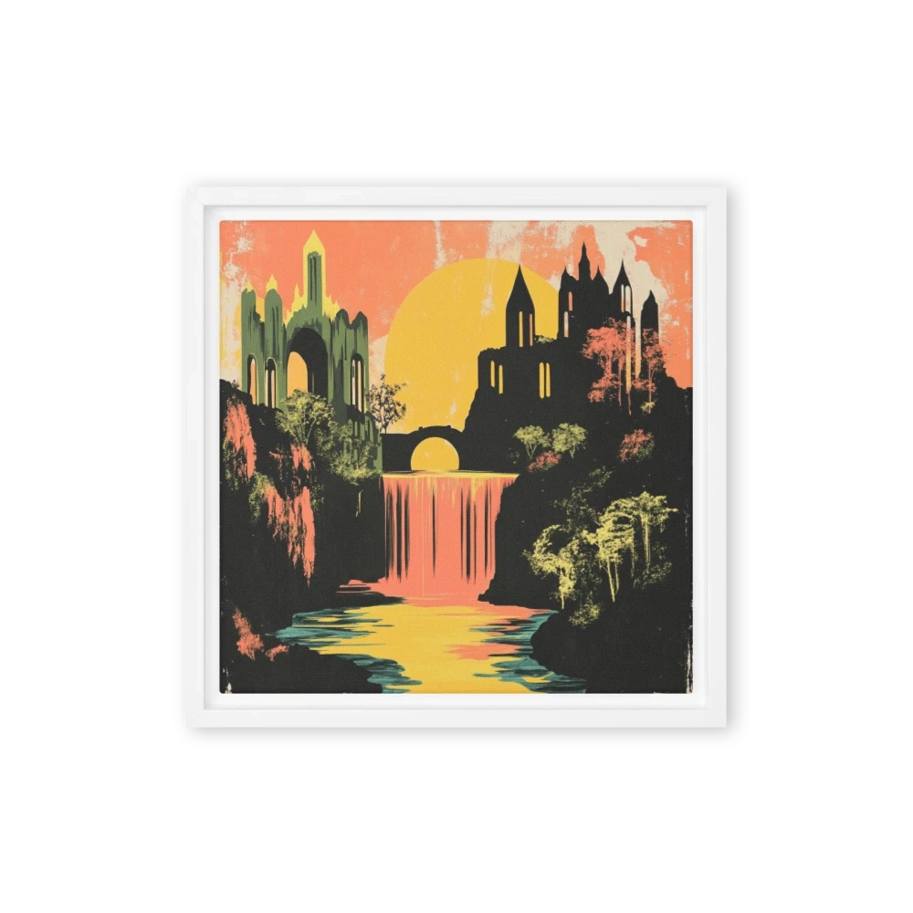 Twilight Citadel Falls | Art Print