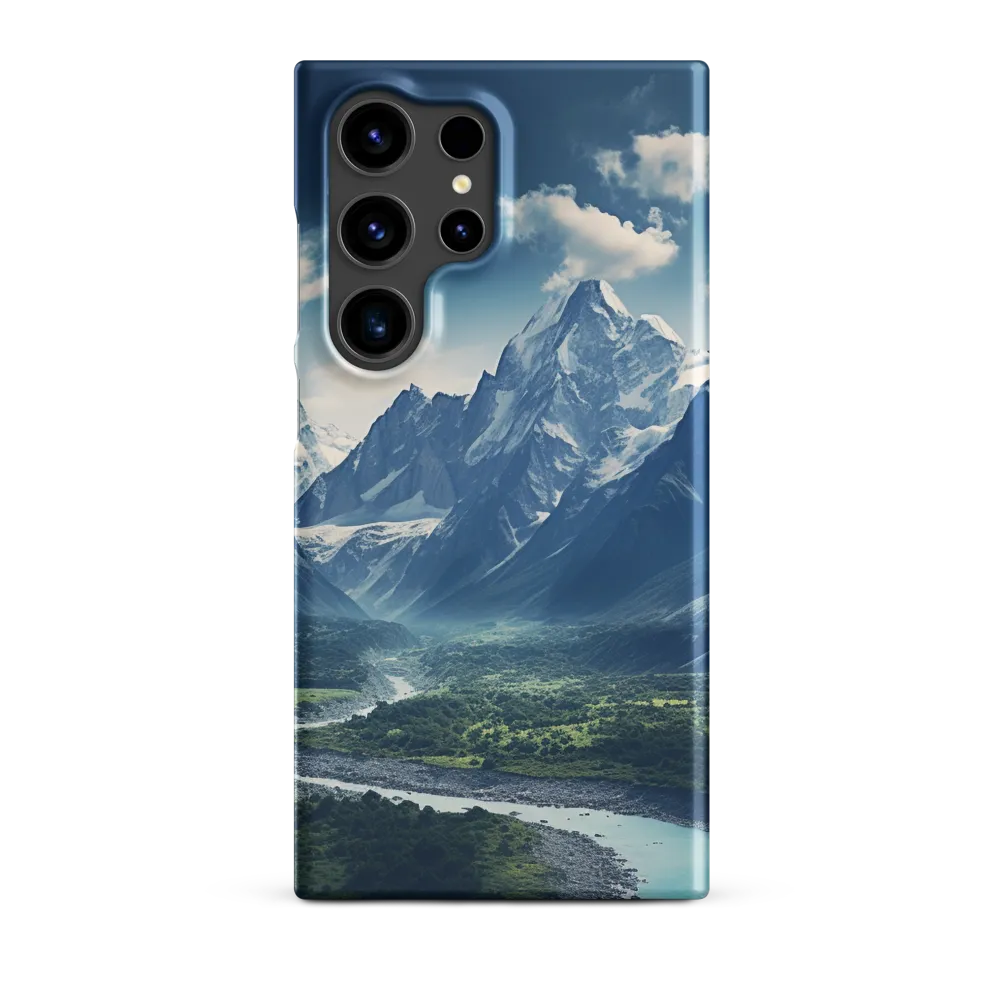 Mountain Landscape with River | Phone Case