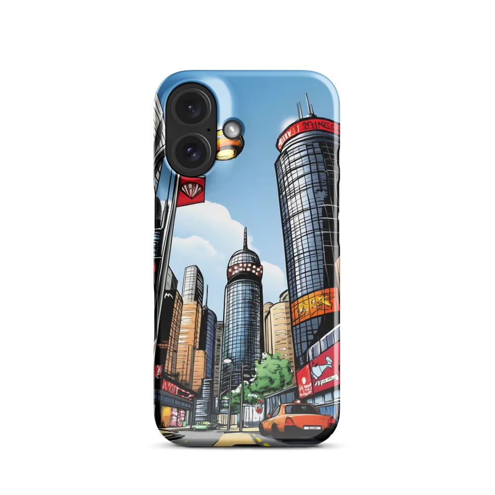 Comic Book Cityscape 
 iPhone 14 | MagSafe® Tough Case