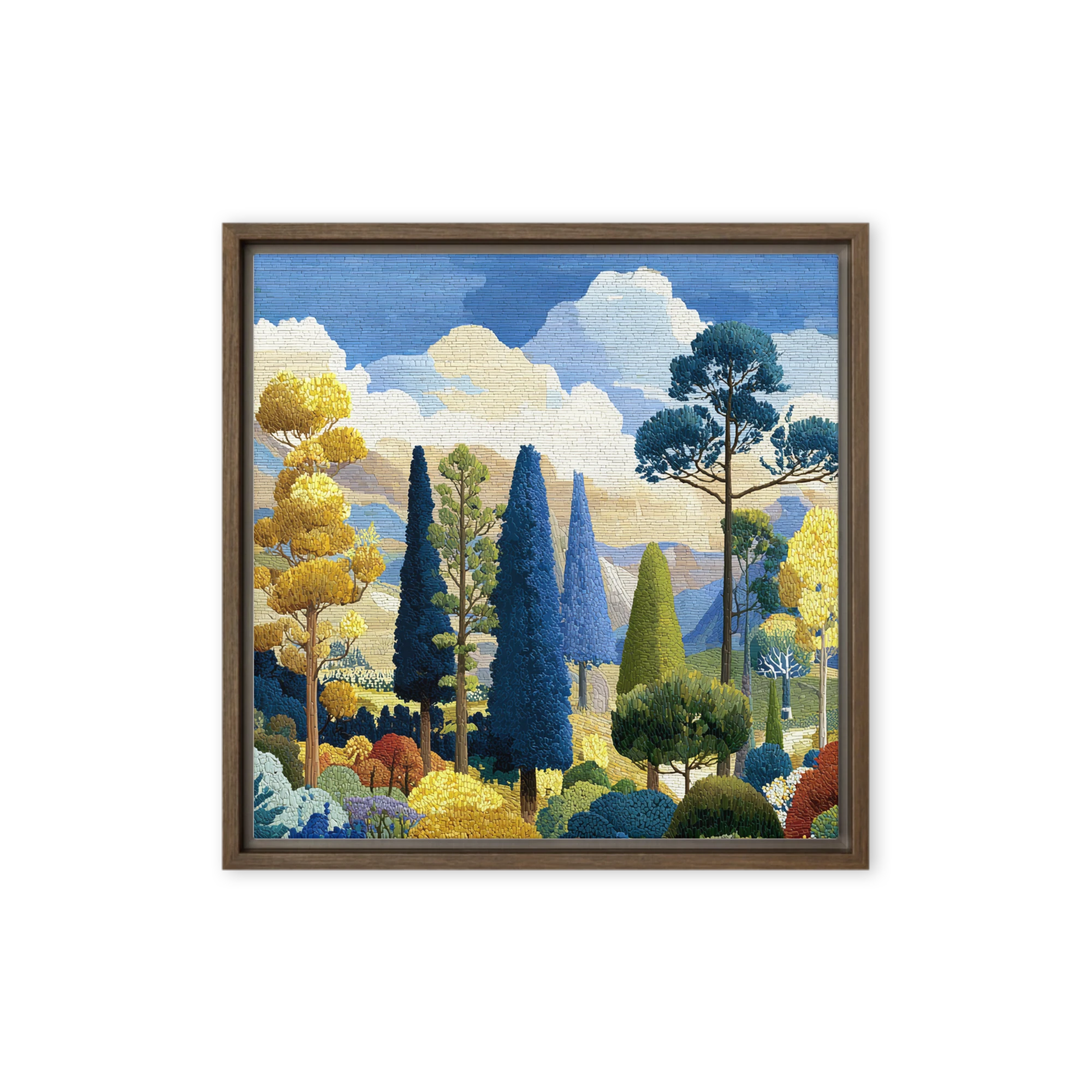 Vibrant Mosaic Landscape