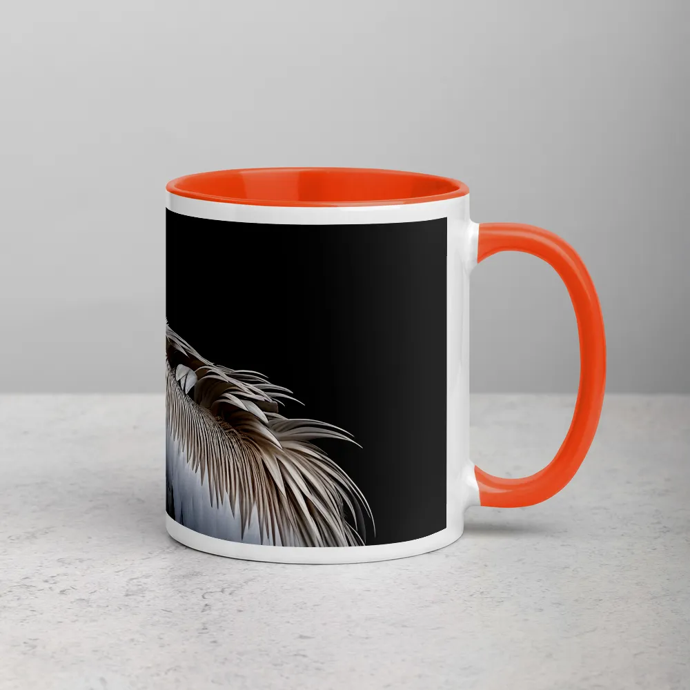 The Noble Pelican 
 Mug with Dark Green inside
