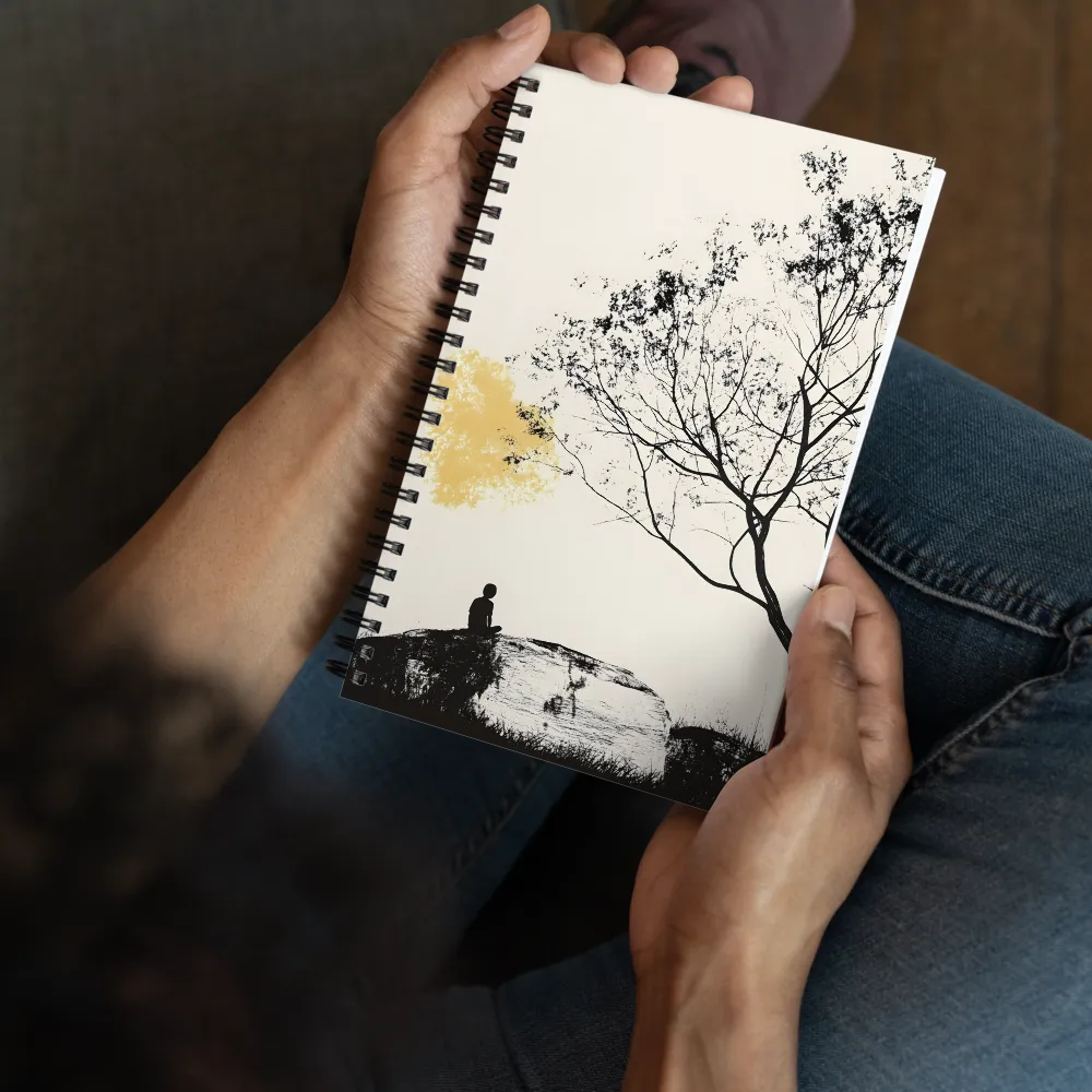 Under the Golden Sentinel 
 Spiral Notebook | 140 pages