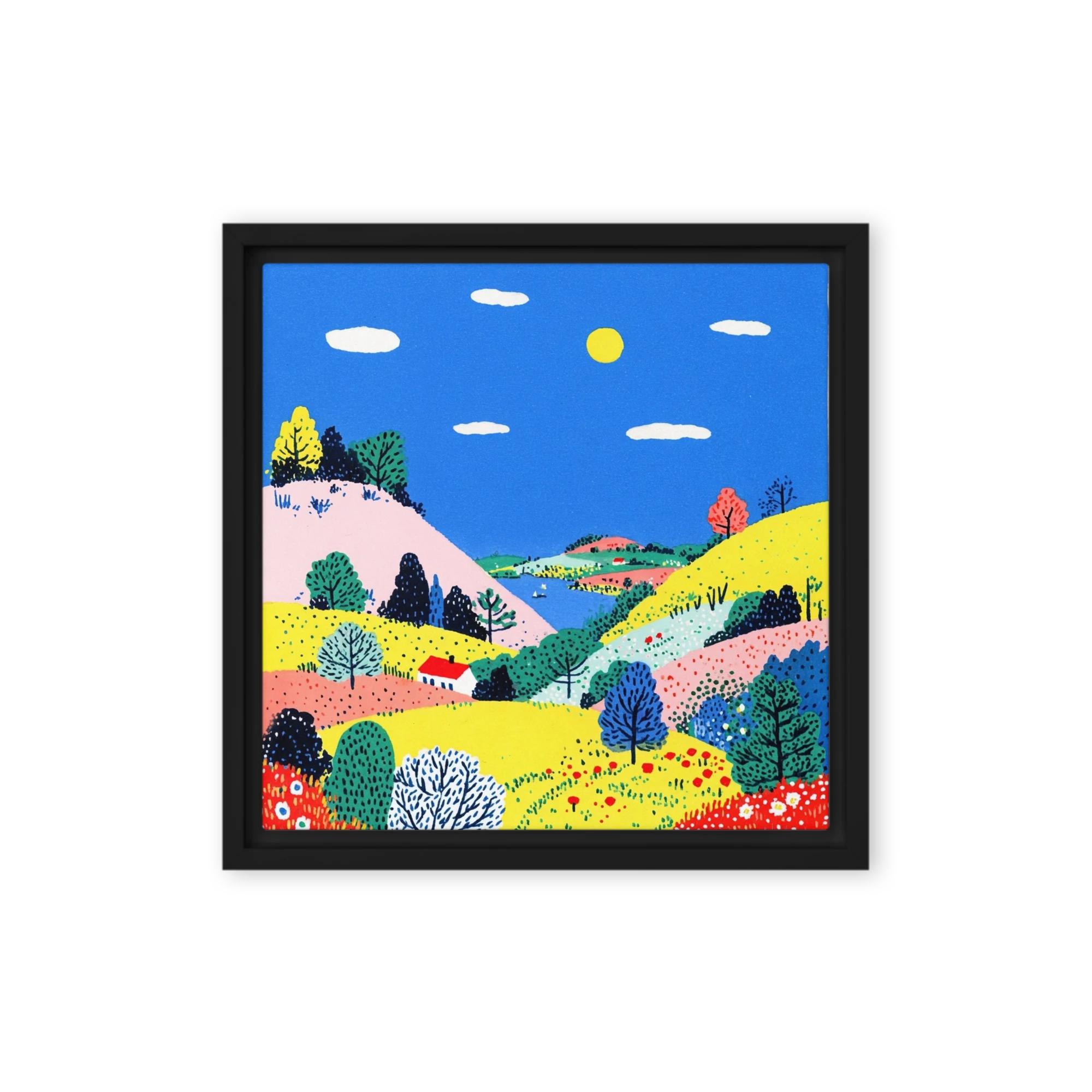 Vibrant Countryside Hills