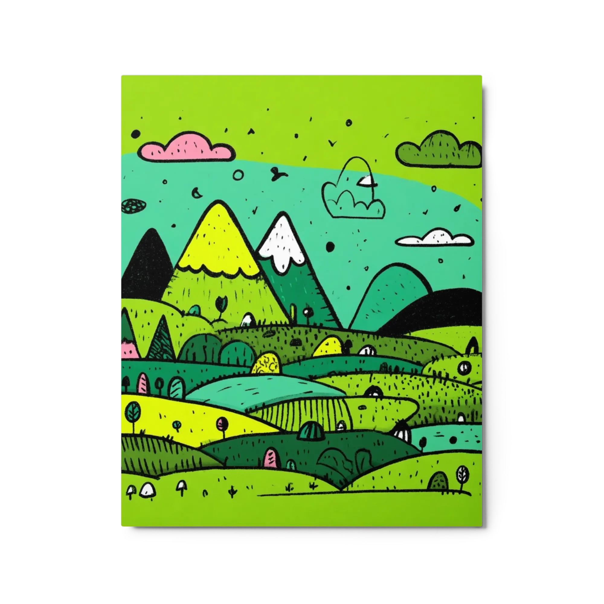 Whimsical Green Valley
