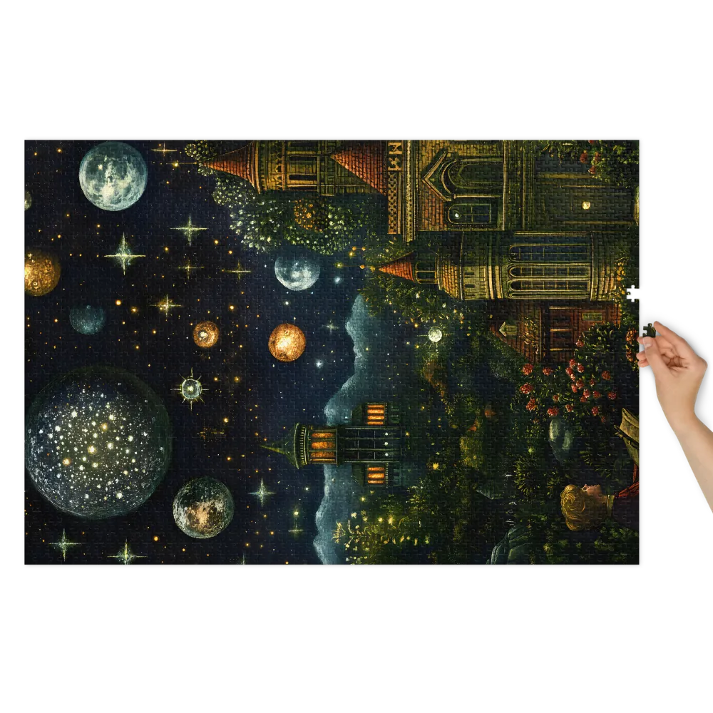 Sonho de Jardim Celestial 
 Puzzle em caixa de metal