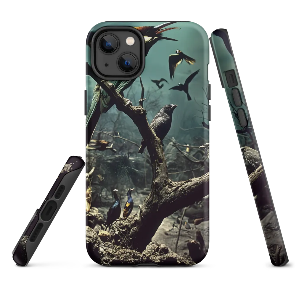 Surreal Birds on Tree | Phone Case