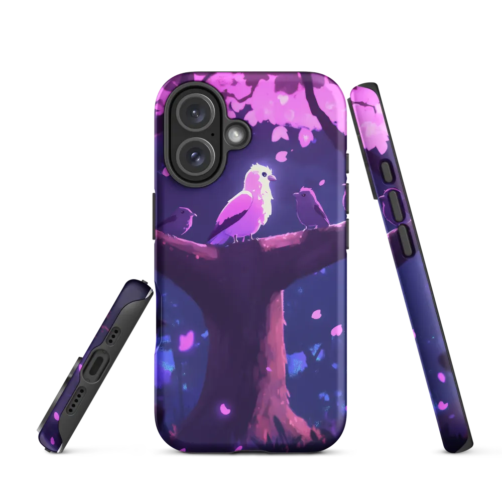 White Bird Among Gray Birds | Phone Case