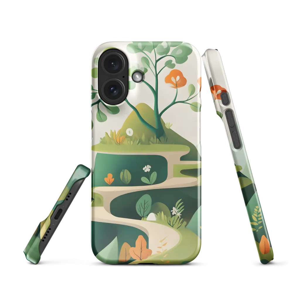 The Winding Path 
 iPhone 14 Plus | Tough Case